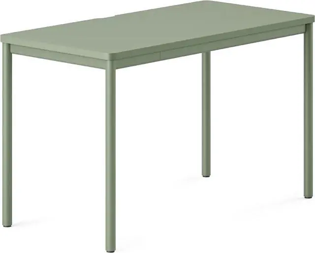 Main image of Branch Daily Desk - Functional at Home Office Desk with Effortless Assembly, Timeless Design, Rounded Corners, and Built-in Cable Notch - 36 W x 28.5 H x 24 D - Sage Work Table