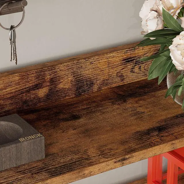 Alt view image 4 of 7 - IRONCK Bookshelves 6 Tiers with Baffles Industrial Large Corner Etagere Bookcase Storage Display Rack for Living Room Home Office