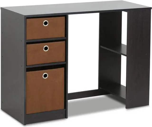 Main image of FURINNO Computer Study Writing Desk, Espresso, Model:15110EXBR