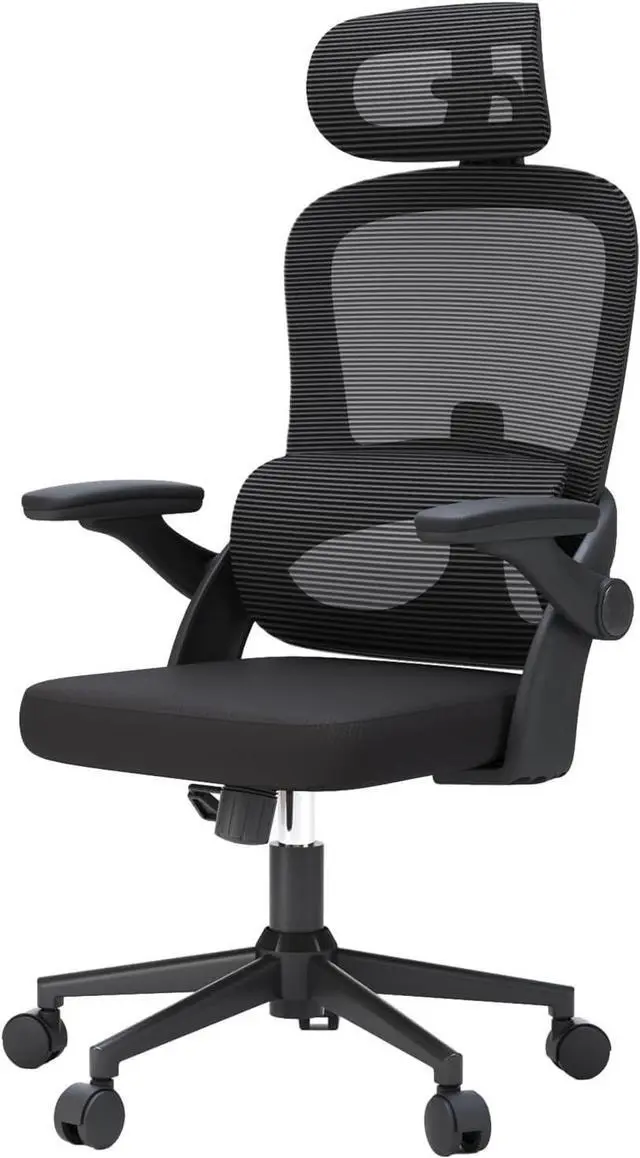 Main image of SIHOO Ergonomic Office Chair, Office Chair with Up&Down Lumbar, High Back Home Desk Chair with 3D Armrests, Computer Chair with Adjustable 2D Headrest, Tilt Function Black