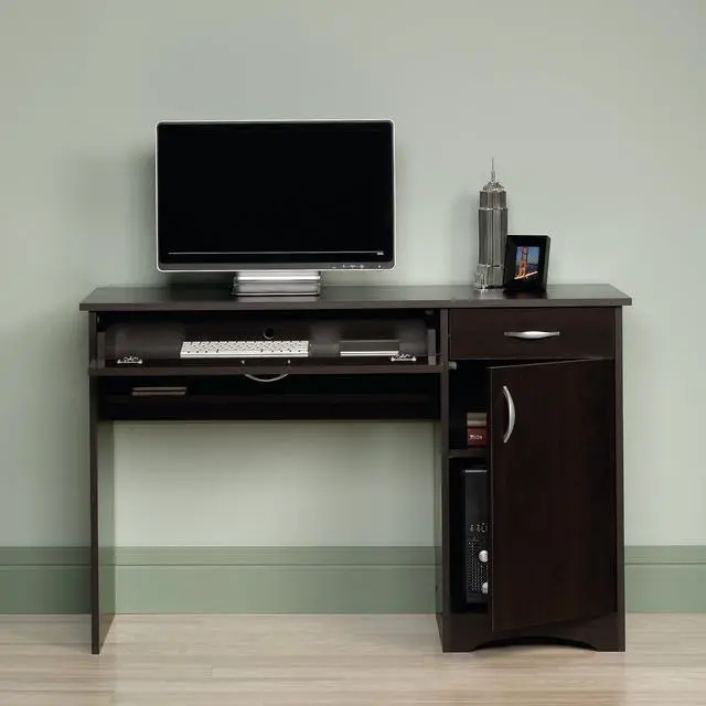 Alt view image 2 of 7 - Sauder Beginnings Desk, Cinnamon Cherry finish