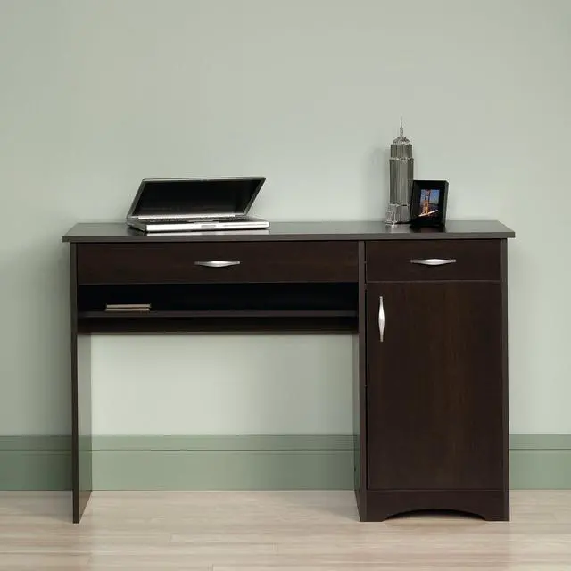 Alt view image 4 of 7 - Sauder Beginnings Desk, Cinnamon Cherry finish