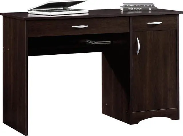 Alt view image 5 of 7 - Sauder Beginnings Desk, Cinnamon Cherry finish