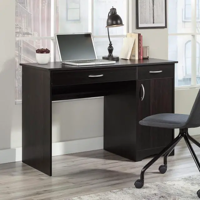 Alt view image 6 of 7 - Sauder Beginnings Desk, Cinnamon Cherry finish