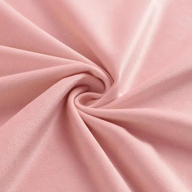 Alt view image 6 of 7 - Furnimart Pink Swivel Armless Desk Chair with Wheels, Small Velvet Upholstered Home Office Desk Chair Mid-Back Adjustable Chair for Teen Girl Vanity Desk Bedroom Dorm Living Room (Velvet-Pink)