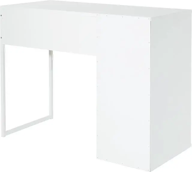 Alt view image 7 of 7 - OSP Home Furnishings Ravel 40-Inch Wide Writing Desk, White
