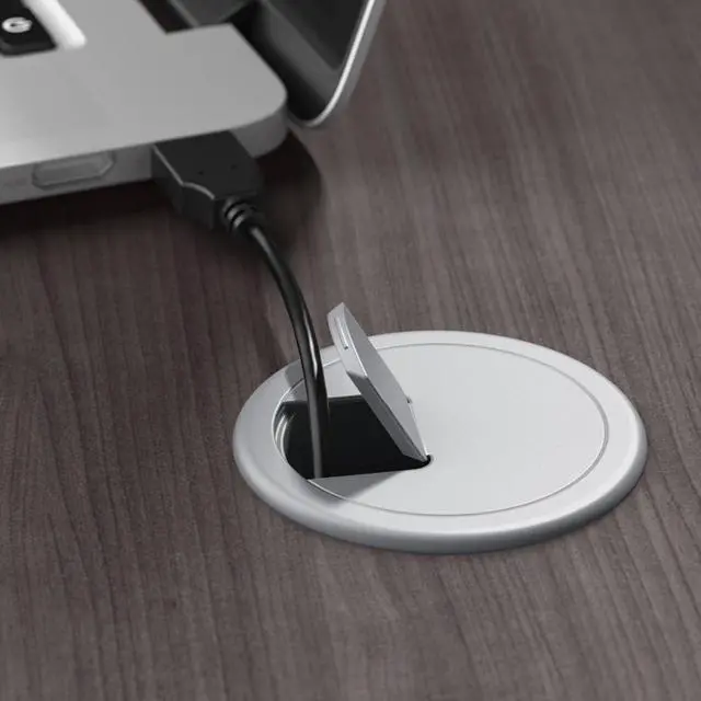 Alt view image 4 of 7 - Bush Business Furniture Studio C 72W x 30D Office Desk in Storm Gray