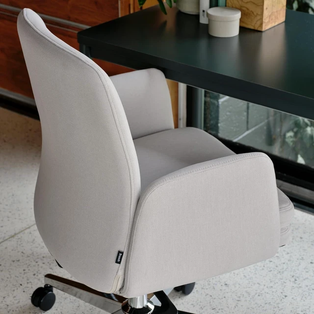 Alt view image 7 of 7 - Mid Century Modern Softside Office Chair