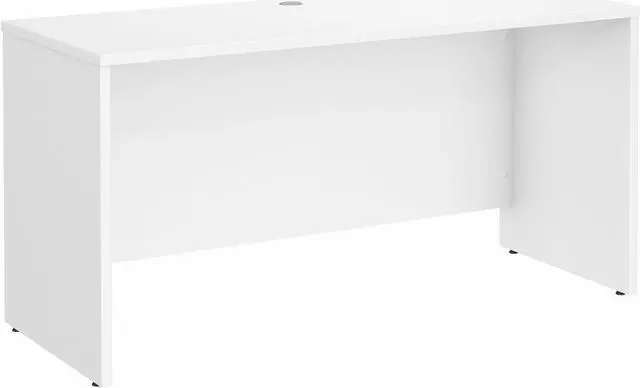 Main image of Bush Furniture BSHSCD360WH Studio C White 60W x 24D Desk/Credenza/Return