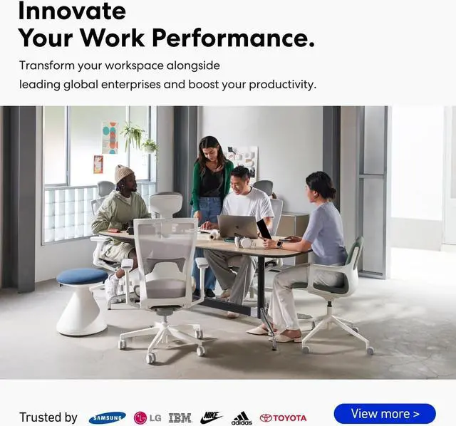 Alt view image 5 of 5 - SIDIZ T50 Ergonomic Home Office Chair : High Performance, Adjustable Headrest, 2-Way Lumbar Support, 3-Way Armrest, Forward Tilt, Adjustable Seat Depth, Ventilated Mesh Back, Cushion Seat (Beige)