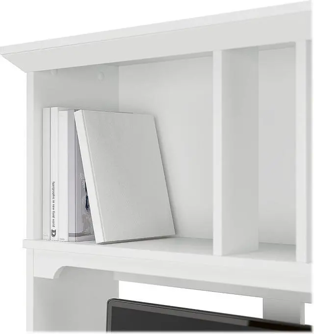 Alt view image 4 of 7 - Salinas Casual Hutch for L-Shaped Desk, Pure White