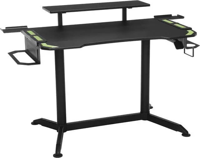 Main image of RESPAWN RSP-3010 Computer Ergonomic Gaming Desk, Height Adjustable 52.6 in, Green