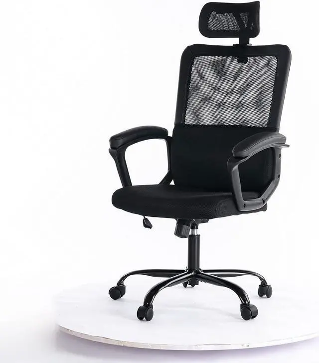 Main image of Ergonomic Office Chair - High Back Breathable Mesh Desk Chair with Adjustable Headrest, Rolling Swivel Computer Task Chair Home Office Chairs with 3D Adjustable Support Armrest