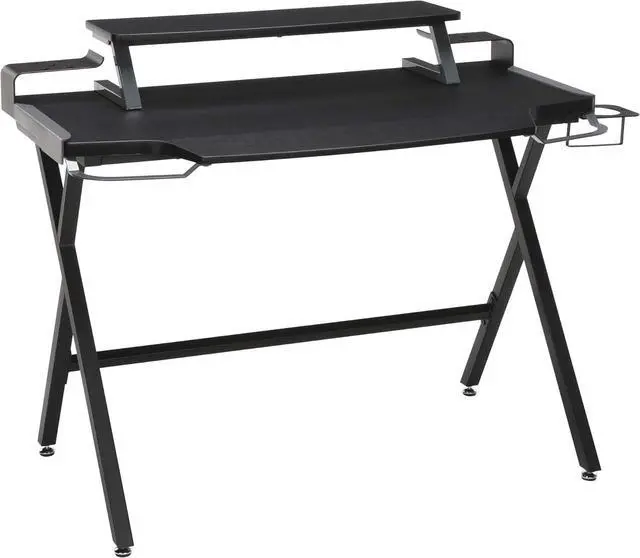Main image of RESPAWN RSP-1000 Gaming Computer Desk, 23.625" D x 42" W x 34.625" H, Gray