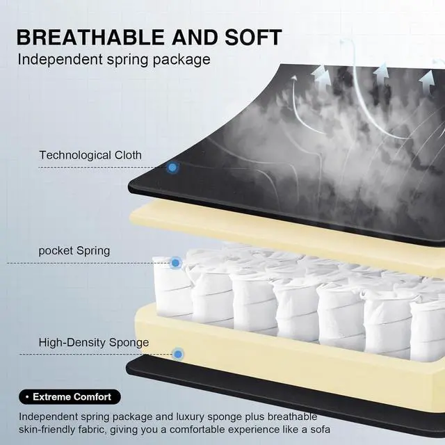 Alt view image 7 of 7 - GTPLAYER Gaming Chair, Computer Office Chair with Pocket Spring Cushion, Linkage Armrests and Footrest, High Back Ergonomic Computer Chair with Lumbar Support Task Chair with Footrest(Black)