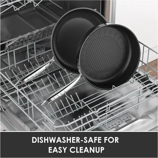 Alt view image 5 of 7 - Stainless Steel Pots and Pans Set, Induction Cookware 4-Piece with Lid, Cookware Sets for Oven & Dishwasher Safe By MOMOSTAR