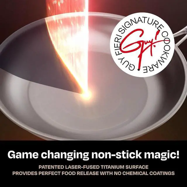 Alt view image 3 of 6 - Guy Fieri's Flavortown 2-Quart Sauce Pan with Lid, Non-stick Cookware Without PFAS, PTFE, or PFOA