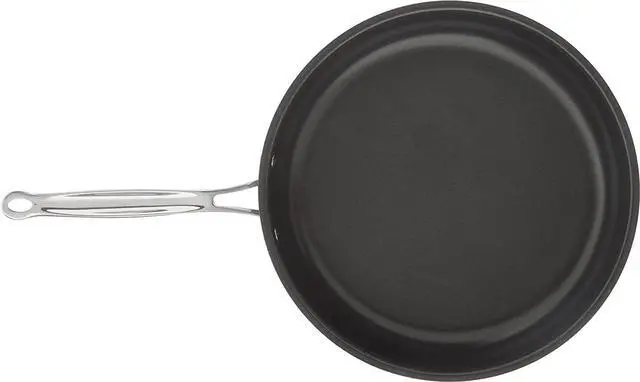 Alt view image 3 of 7 - Cuisinart 12-Inch Deep Fry Pan w/Cover, Chef's Classic Nonstick Hard Anodized Collection, 622-30DFP1