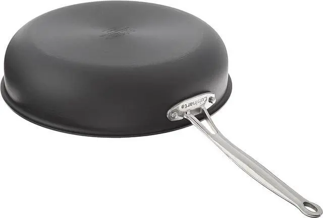 Alt view image 4 of 7 - Cuisinart 12-Inch Deep Fry Pan w/Cover, Chef's Classic Nonstick Hard Anodized Collection, 622-30DFP1