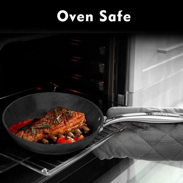 Alt view image 5 of 7 - imarku Non Stick Frying Pans - 12 inch Frying Pan Nonstick Skillet, Egg Pan Omelette with Cool Stainless Steel Handle, Dishwasher Safe, Free of PFAS&PFOA, Easy Cleanup, Oven Safe Cooking Pan
