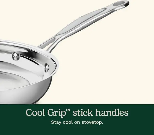Alt view image 5 of 5 - Cuisinart 11-Piece Cookware Set, Chef's Classic Stainless Steel Collection 77-11G