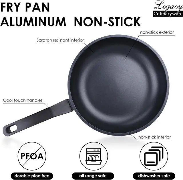 Alt view image 6 of 7 - Nonstick Frying Pan Skillet,8 Inch Frying Pan Skillet,Egg pans,Omelette Pan,PFOA Free,Kitchen Pots Induction Pot