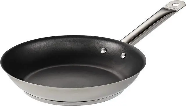 Main image of Tramontina 10-Inch Non Stick Frying Pan, Tri-Ply Base Stainless Steel Skillet with Reinforced Nonstick Coating, Dishwasher and Oven Safe