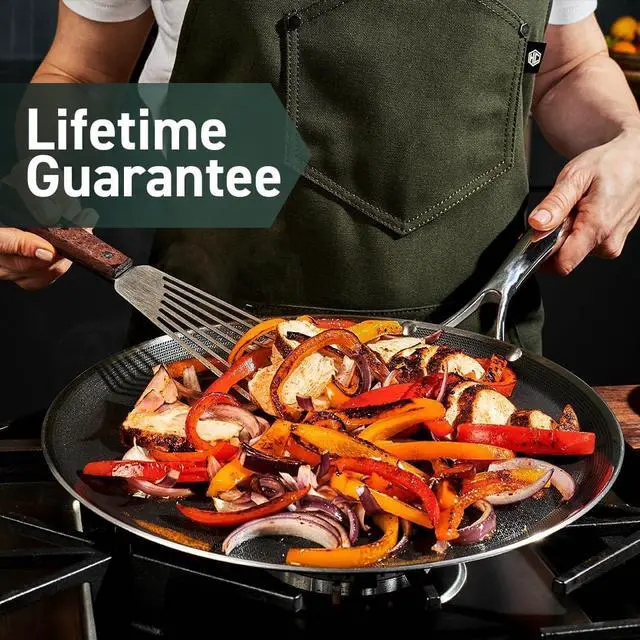 Alt view image 6 of 6 - HexClad Hybrid Nonstick 12-Inch Griddle Pan, Stay-Cool Handle, Dishwasher-Friendly, Oven-Safe Up to 900°F, Induction Ready, Compatible with All Cooktops