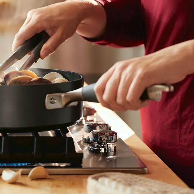 Alt view image 7 of 7 - Anolon Advanced Home Hard Anodized Nonstick Crepe Pan, 9.5 Inch - Moonstone