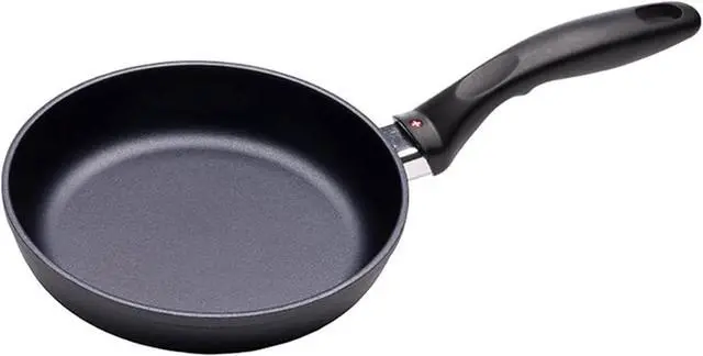 Main image of Swiss Diamond 8 Inch Frying Pan Nonstick Diamond Frying Pan Aluminum Coated Skillet, Dishwasher Safe and Oven Safe, Grey