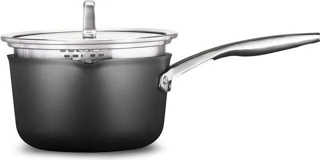 Main image of Calphalon® Premier Hard-Anodized Nonstick 3.5-Quart Saucepan with Lid
