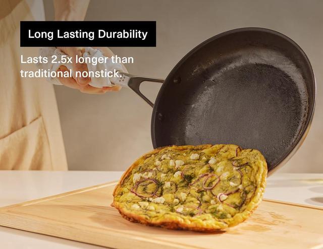Alt view image 4 of 7 - Misen Premium Nonstick Frying Pan 10 Inch - Premium Non Stick Pan - Non Stick Skillet for Meat, Vegetables, Eggs, and More - Tough, Long Lasting, Non Stick Coating for Easy Cooking and Quick Clean Up