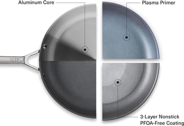 Alt view image 6 of 7 - Misen Premium Nonstick Frying Pan 10 Inch - Premium Non Stick Pan - Non Stick Skillet for Meat, Vegetables, Eggs, and More - Tough, Long Lasting, Non Stick Coating for Easy Cooking and Quick Clean Up