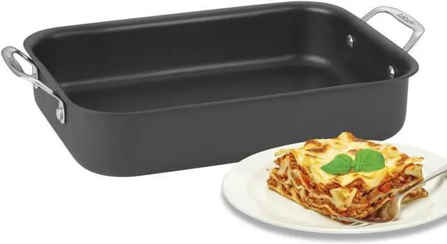 Alt view image 7 of 7 - Cuisinart 6117-14 Chef's Classic Nonstick Hard-Anodized 14-Inch Lasagna Pan