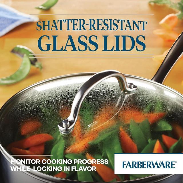 Alt view image 4 of 7 - Farberware Millennium Stainless Steel Nonstick Cookware Set, 10-Piece Pot and Pan Set, Stainless Steel