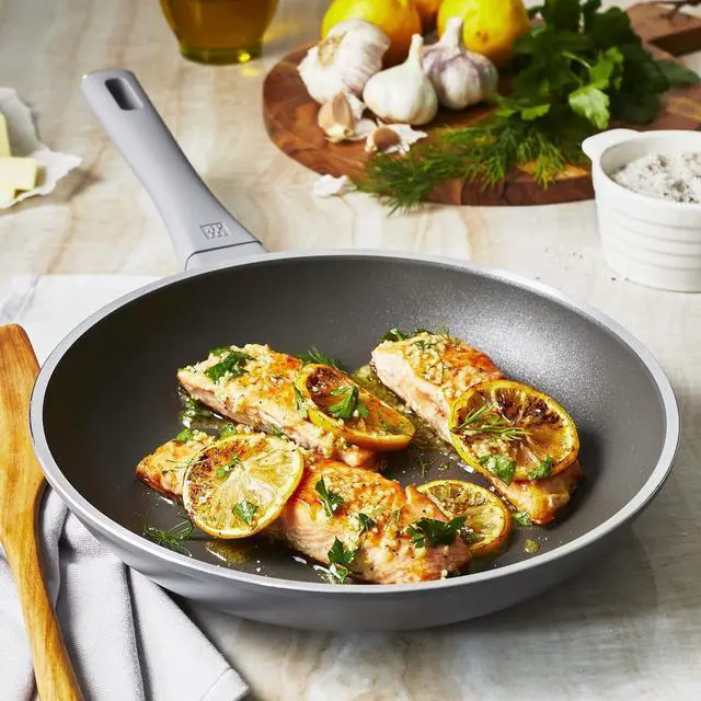 Alt view image 4 of 6 - ZWILLING Madura Plus Slate 10-inch Nonstick Fry Pan