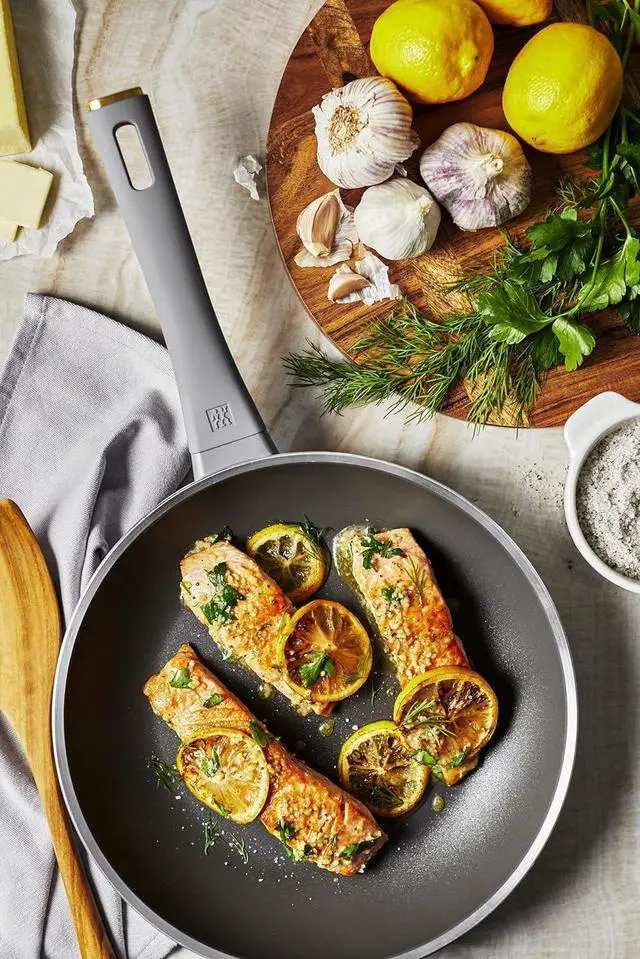 Alt view image 5 of 6 - ZWILLING Madura Plus Slate 10-inch Nonstick Fry Pan