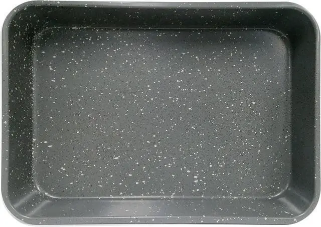 Alt view image 3 of 5 - casaWare Grande Lasagna/Roaster Pan 18 x 12 x 3-Inch - Extra Large, Ceramic Coated NonStick (Silver Granite)