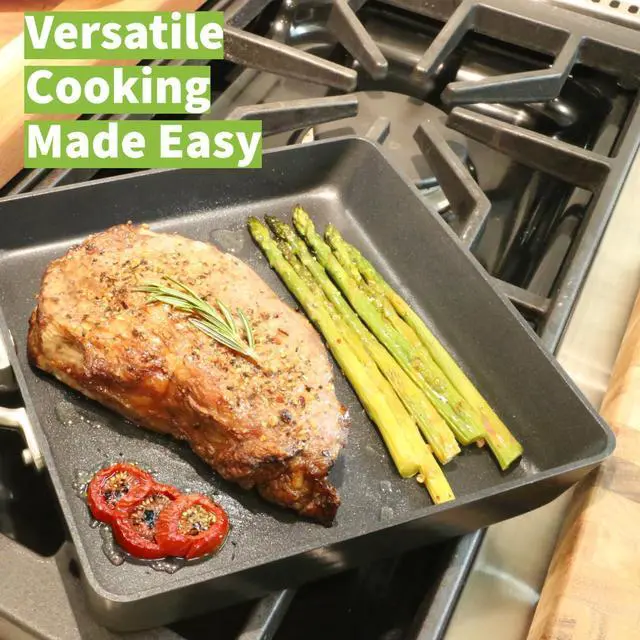 Alt view image 2 of 7 - TECHEF - Tamagoyaki Japanese Omelette Pan/Egg Pan Skillet, PFOA-Free, Dishwasher Safe, Induction-Ready, Made in Korea (Black/Large)