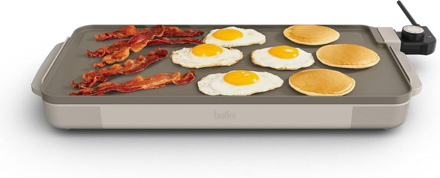 thumbnail image 2 of Bella 10x20 Folding Ceramic Griddle - Dual Temperature Zones, EverGood Nonstick Coating 2 of 14