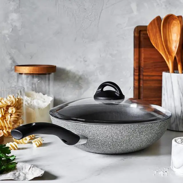 Alt view image 2 of 3 - BALLARINI Parma by HENCKELS 11-inch Nonstick Stir Fry Pan, Made in Italy, Durable and Easy to clean