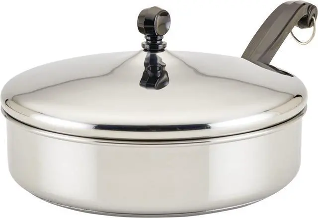 Main image of Farberware Classic Stainless Steel Fry Lid, Saute Pan (2.75 Quart), Silver