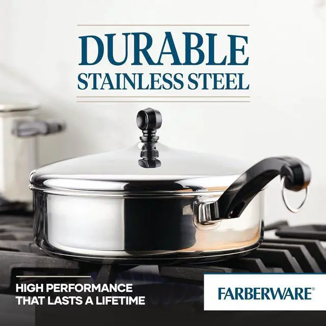 Alt view image 5 of 6 - Farberware Classic Stainless Steel Fry Lid, Saute Pan (2.75 Quart), Silver