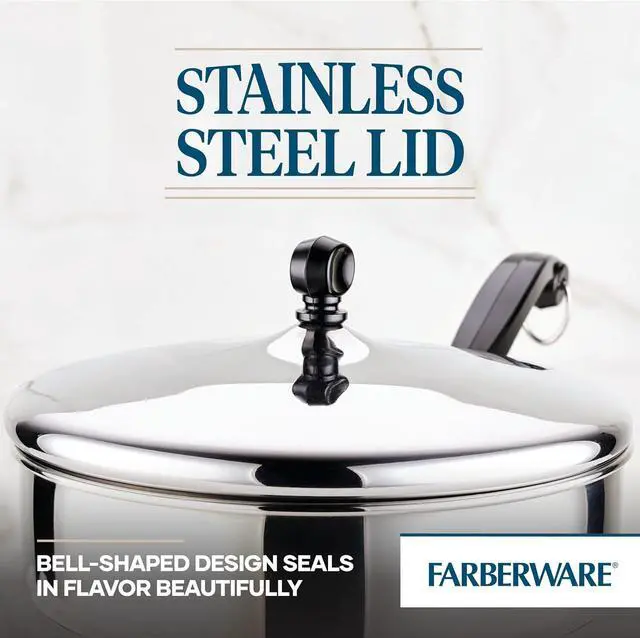 Alt view image 6 of 6 - Farberware Classic Stainless Steel Fry Lid, Saute Pan (2.75 Quart), Silver