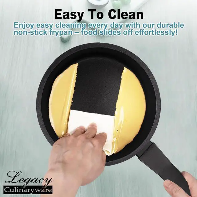 Alt view image 4 of 7 - Nonstick Sauce Pan with Lid,1.5QT small pot, PFOA Free,Kitchen Pots Induction Pot,Cream