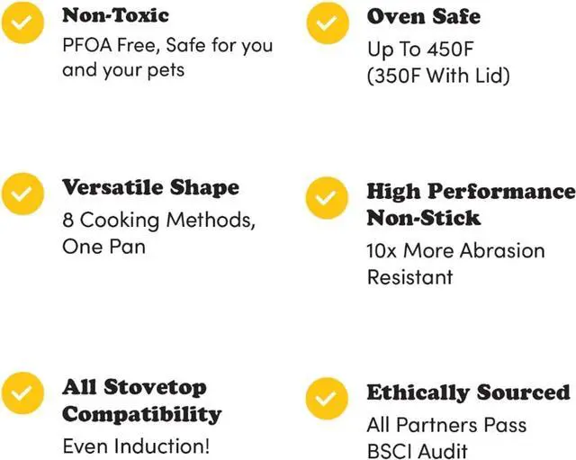 Alt view image 5 of 6 - All-In-One Platinum Non-Stick Fry Pan Meets Wok with Lid, 11-Inch, Blush & Rose Gold