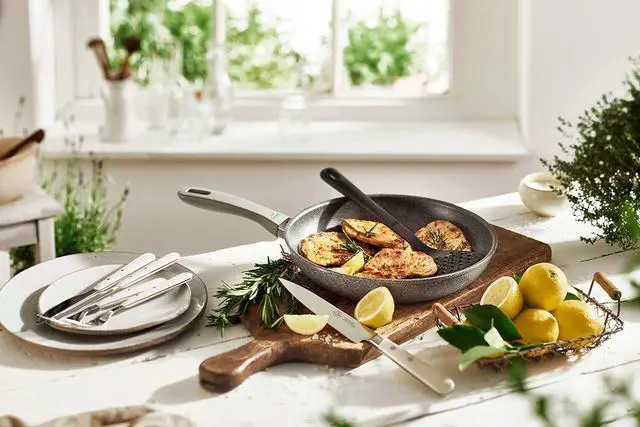 Alt view image 2 of 4 - Ballarini Parma Plus by HENCKELS 2-pc Aluminum Nonstick Fry Pan Set, Made in Italy