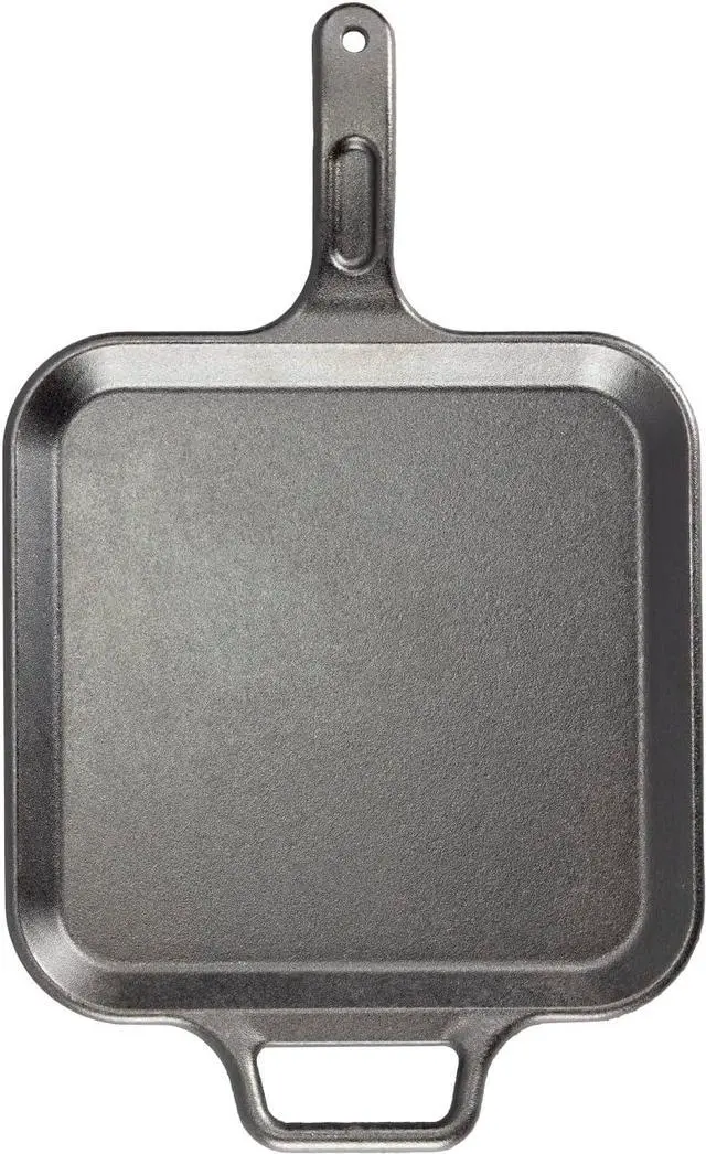 Alt view image 2 of 7 - Lodge BOLD 12 Inch Seasoned Cast Iron Square Griddle, Design-Forward Cookware