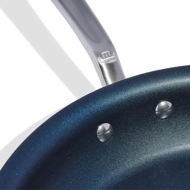 Alt view image 2 of 6 - Made In Cookware - 12" Non Stick Frying Pan (Harbour Blue) - 5 Ply Stainless Clad Nonstick - Professional Cookware - Crafted in USA - Induction Compatible
