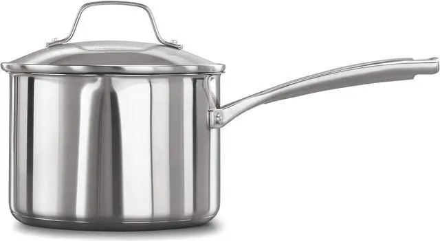 Main image of Calphalon Classic Stainless Steel 3.5-Quart Sauce Pan with Cover